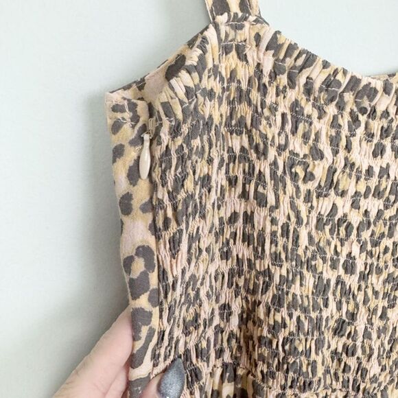FAITHFULL THE BRAND | REVOLVE Elsa Animal Print Leopard Jumpsuit Women’s Size 2 - Picture 7 of 13